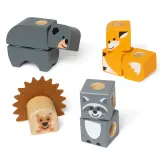 Spin Master 93481 20155253 — Конструктор Melissa & Doug Blockables Деревянные зверушки 16 деталей — фото 2