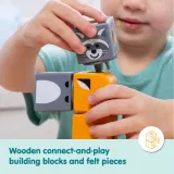 Spin Master 93481 20155253 — Конструктор Melissa & Doug Blockables Деревянные зверушки 16 деталей — фото 5