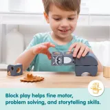 Spin Master 93481 20155253 — Конструктор Melissa & Doug Blockables Деревянные зверушки 16 деталей — фото 6