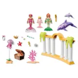 Игровой набор Playmobil 71861 Русалочки с сокровищем и дельфином Princess Magic 71861 49 деталей — фото 3