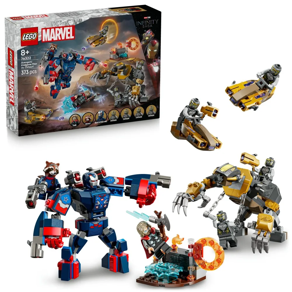 Конструктор LEGO Marvel 76322 Мстители Финал Тор против Читаури