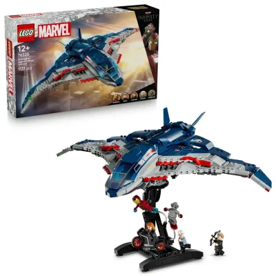 Конструктор LEGO Marvel 76325 Мстители Эпоха Альтрона Квинджет