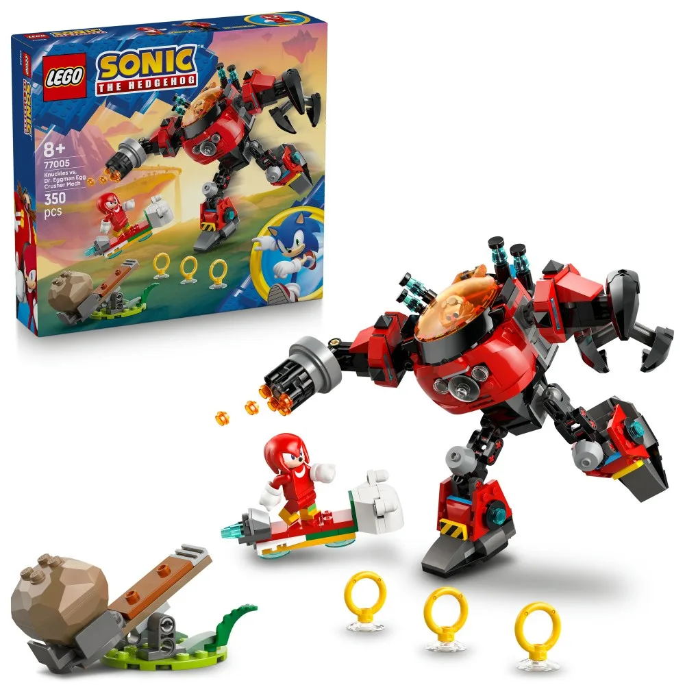 Конструктор LEGO Sonic 77005 the Hedgehog Наклз против доктора Эггмана в мехе Egg Crusher