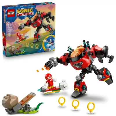 Конструктор LEGO Sonic 77005 the Hedgehog Наклз против доктора Эггмана в мехе Egg Crusher