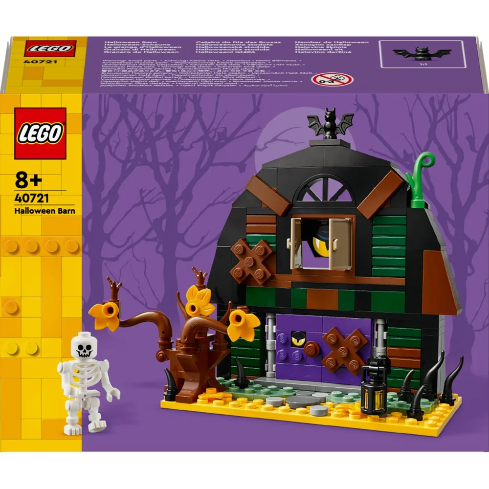 Конструктор LEGO Icons 40721 Хэллоуинский амбар