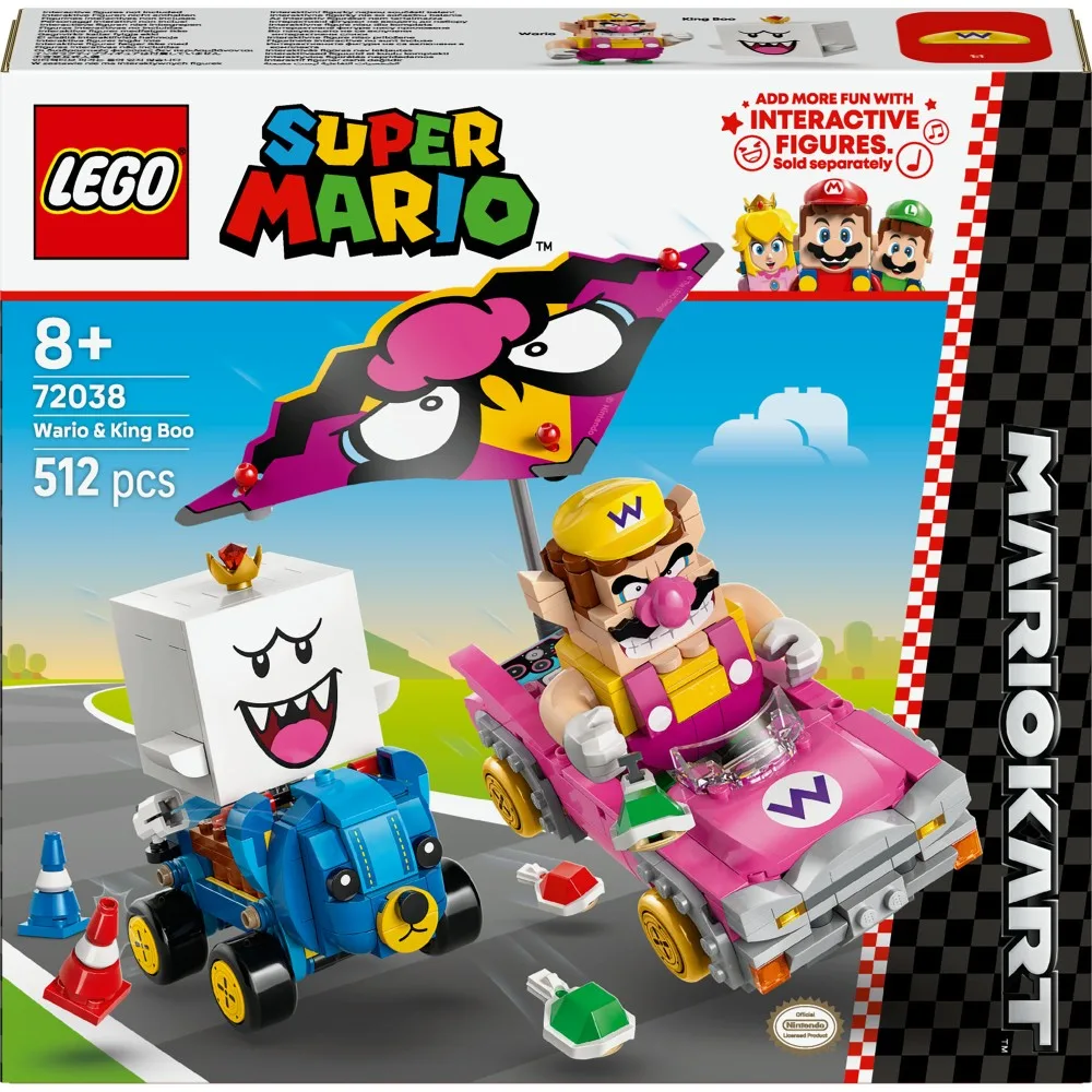Конструктор LEGO Super Mario Mario Kart 72038 Варио и Король Бу
