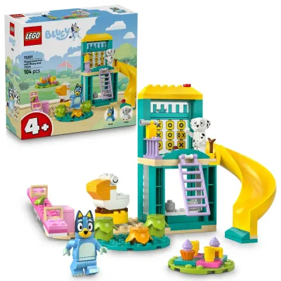 LEGO Bluey - Blue и Латко на детской площадке 11201