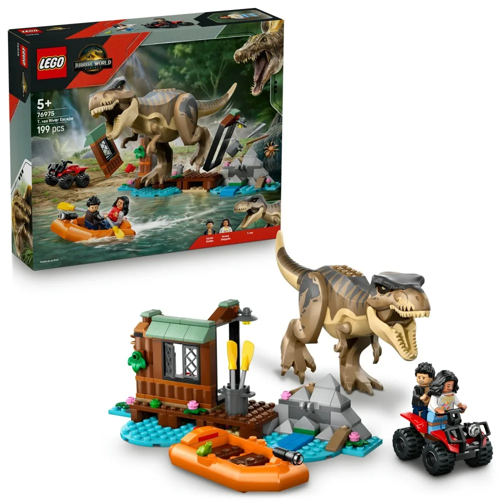 Конструктор LEGO Jurassic World 76975 Побег по реке от тираннозавра арт. 76975 / ЛЕГО Мир Юрского периода