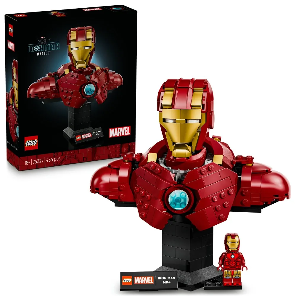 Конструктор LEGO Marvel 76327 Бюст Железного человека MK4