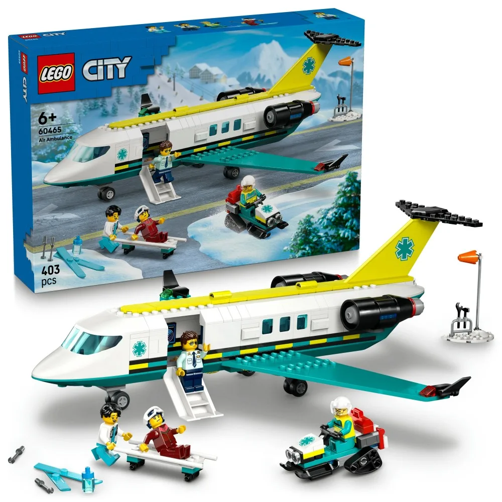 Конструктор LEGO City 60465 Санитарный самолёт