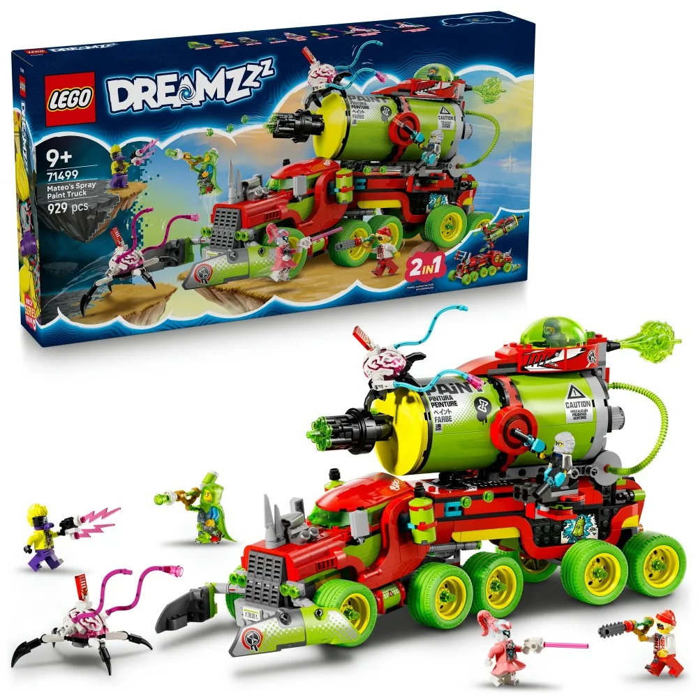 Конструктор LEGO DREAMZzz 71499 Грузовик с аэрозолями Матео