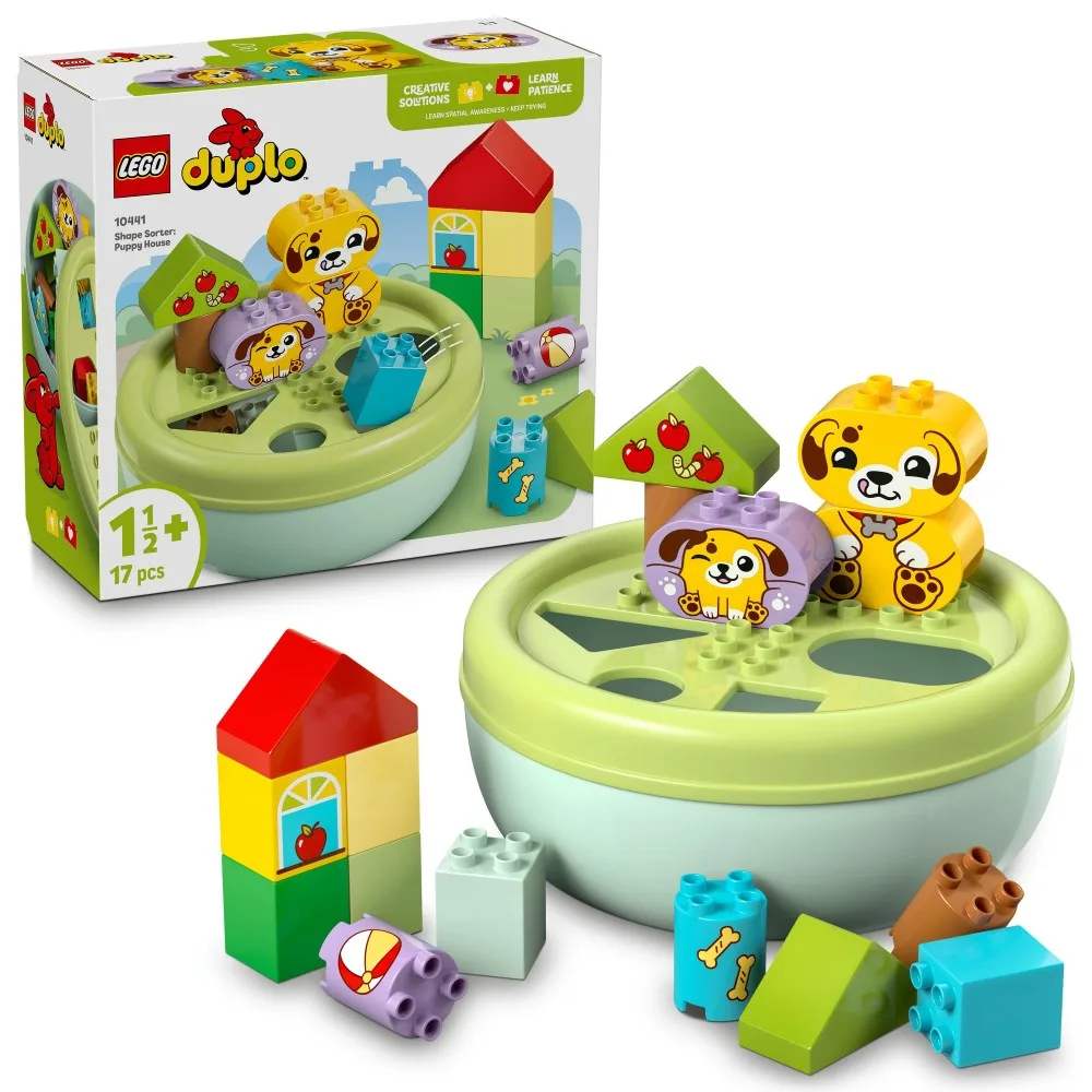 Конструктор LEGO DUPLO 10441 Сортировщик форм Домик щенков