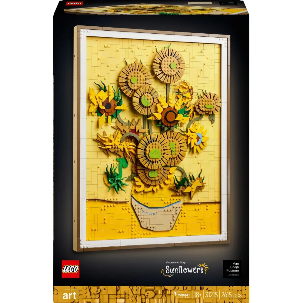 Конструктор LEGO Art 31215 «Подсолнухи» Винсента ван Гога