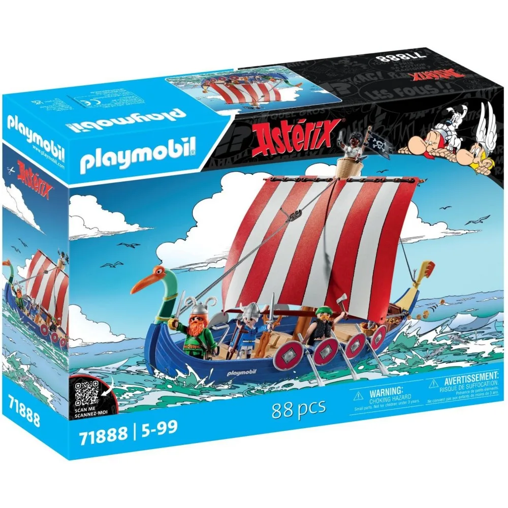 Playmobil Asterix 71888 Пиратский корабль 88 деталей