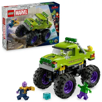 LEGO Marvel Super Heroes - Монстр-трак Халка против Таноса 76312