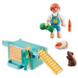 Playmobil - my Life Мальчик с морской свинкой 71746 — фото 3