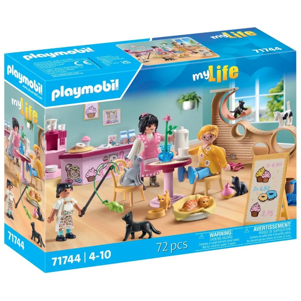 Playmobil 71744 my Life Кошачье кафе 72 детали