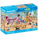 Playmobil 71744 my Life Кошачье кафе 72 детали — фото 1