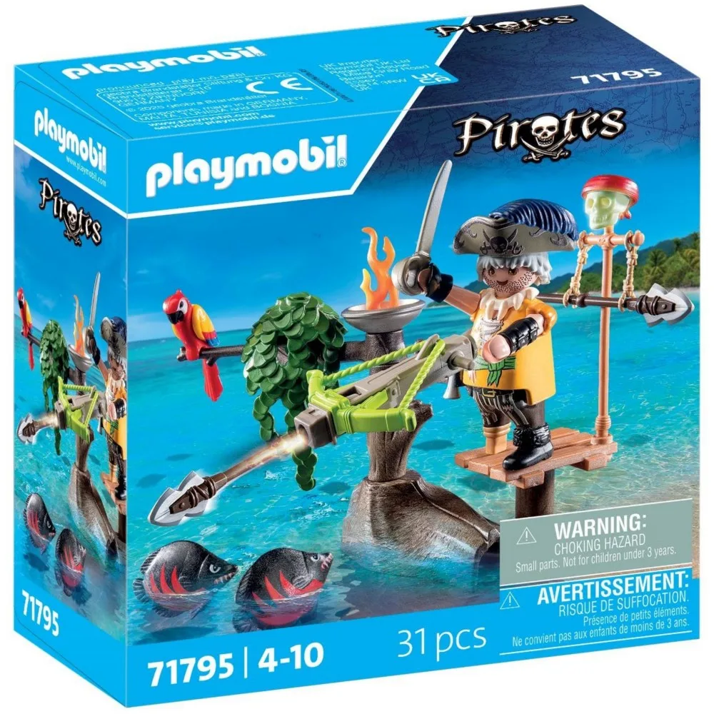 Playmobil - Pirates Пират с баллистой 71795
