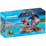 Игровой набор Playmobil 71794 Пиратский плот с сокровищами 71794 41 деталь — фото 1