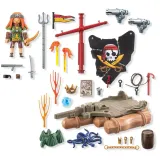 Игровой набор Playmobil 71794 Пиратский плот с сокровищами 71794 41 деталь — фото 3