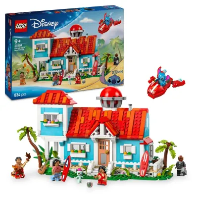 Конструктор LEGO Disney 43268 Домик на пляже Лило и Стич