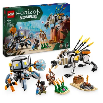 Конструктор LEGO Horizon Adventures 77037 Элой и Варл против Кравоклеща и Пилозуба