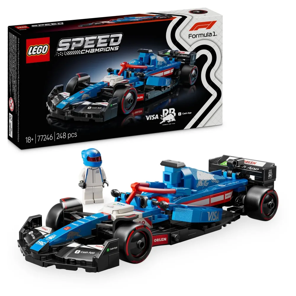 Конструктор LEGO Speed Champions 77246 Болид Ф1 Visa Cash App RB VCARB 01
