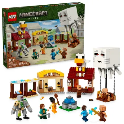 Конструктор LEGO Minecraft 21273 Нападение гаста-шара на деревню