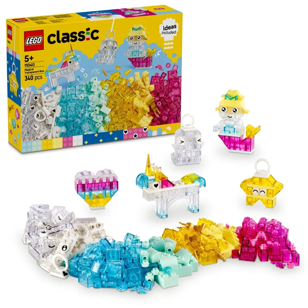Конструктор LEGO Classic 11040 Волшебный набор с прозрачными кубиками