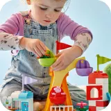 Конструктор LEGO DUPLO Peppa Pig 10453 Парк развлечений Пеппы — фото 8