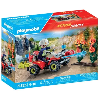Игровой набор Playmobil 71825 Пожарный квадроцикл в действии 71825 47 деталей