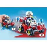Игровой набор Playmobil 71825 Пожарный квадроцикл в действии 71825 47 деталей — фото 4