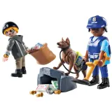 Игровой набор Playmobil 71731 Поиск следов с собакой-ищейкой 71731 27 деталей — фото 2