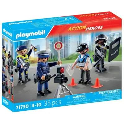 Игровой набор Playmobil 71730 Набор фигурок полицейских 71730 35 деталей