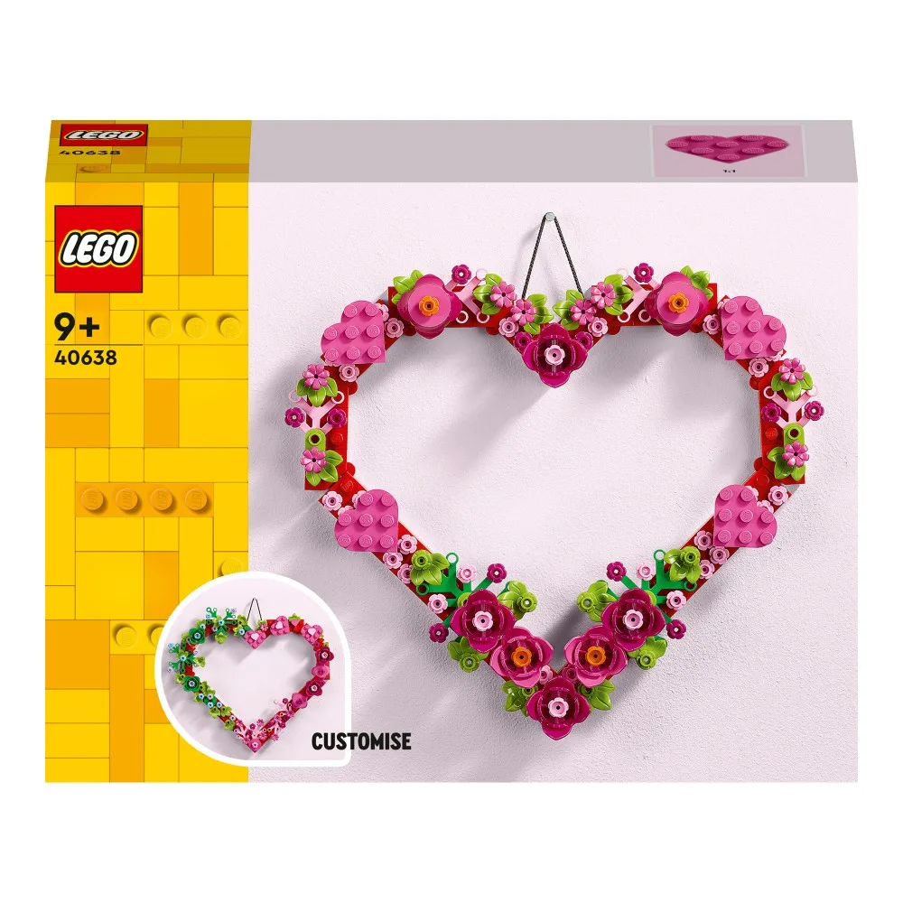 Конструктор LEGO Icons 40638 Украшение в форме сердца