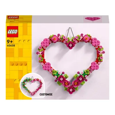 Конструктор LEGO Icons 40638 Украшение в форме сердца