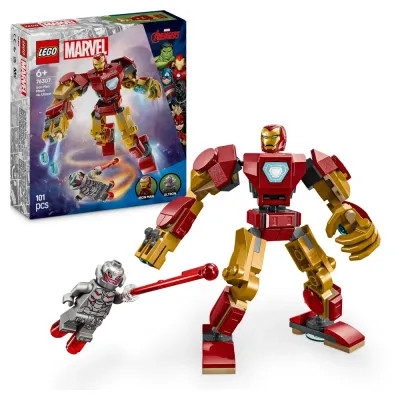 Конструктор LEGO Marvel 76307 Мех Железного человека против Альтрона