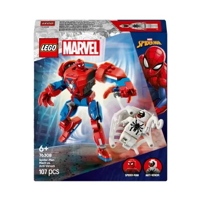 Конструктор LEGO Marvel 76308 Мех Человека-паука против Анти-Венома
