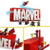 LEGO Marvel Super Heroes - Логотип MARVEL с минифигурками 76313 — фото 6