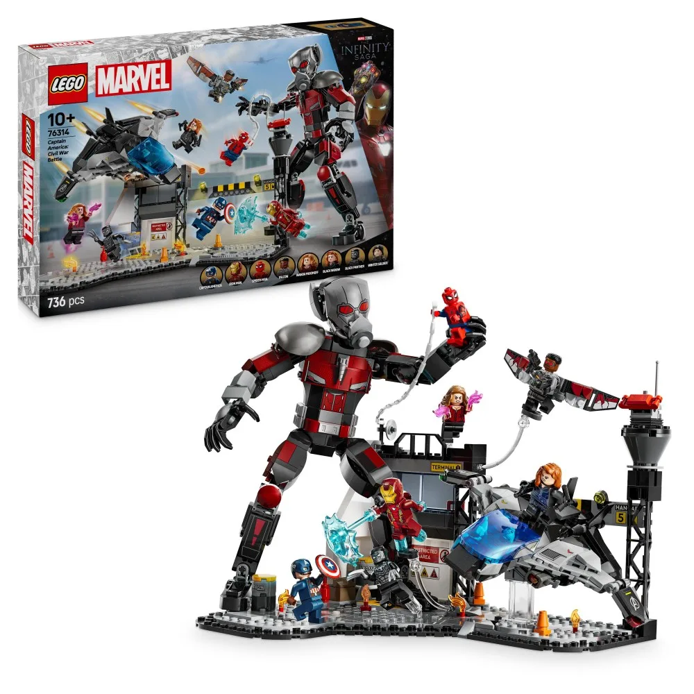 LEGO Marvel Super Heroes - Капитан Америка: Война героев - битва 76314