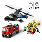 Конструктор LEGO City 60462 Вертолёт, пожарная машина и подводная лодка — фото 5