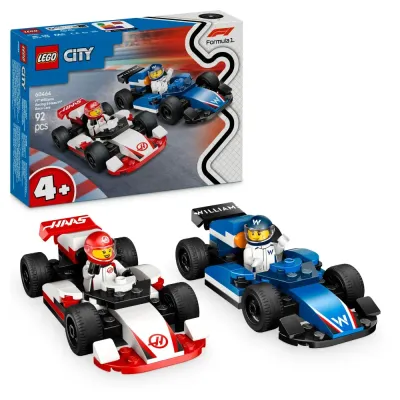 Конструктор LEGO City 60464 Болиды Формулы 1 Williams Racing и Haas F1