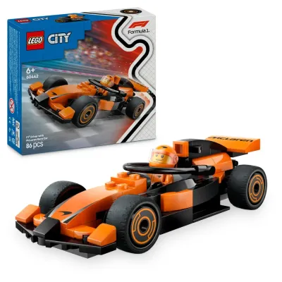 Конструктор LEGO City F 604421 Гонщик и болид McLaren