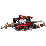 Конструктор LEGO City 60443 Пит-стоп Ф1 и механики с болидом Ferrari — фото 3