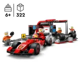 Конструктор LEGO City 60443 Пит-стоп Ф1 и механики с болидом Ferrari — фото 5