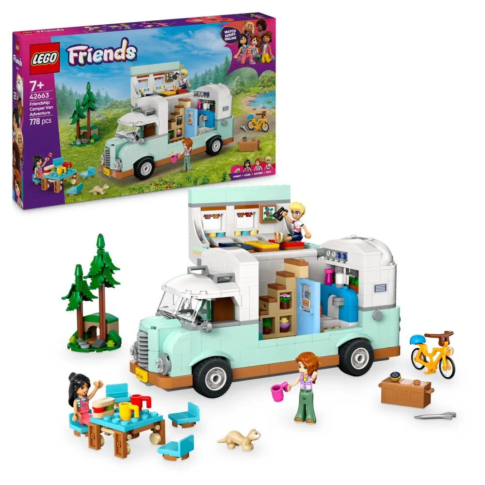LEGO Friends - Приключение в домике на колесах друзей 42663
