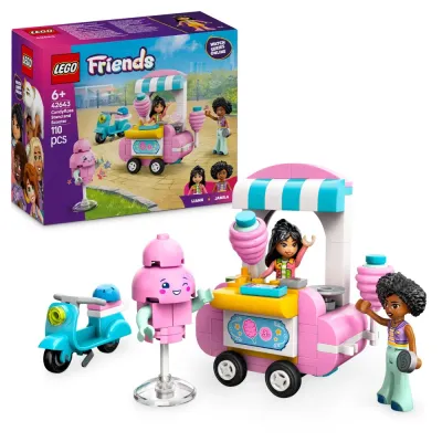 LEGO Friends - Киоск с сахарной ватой и скутер 42643