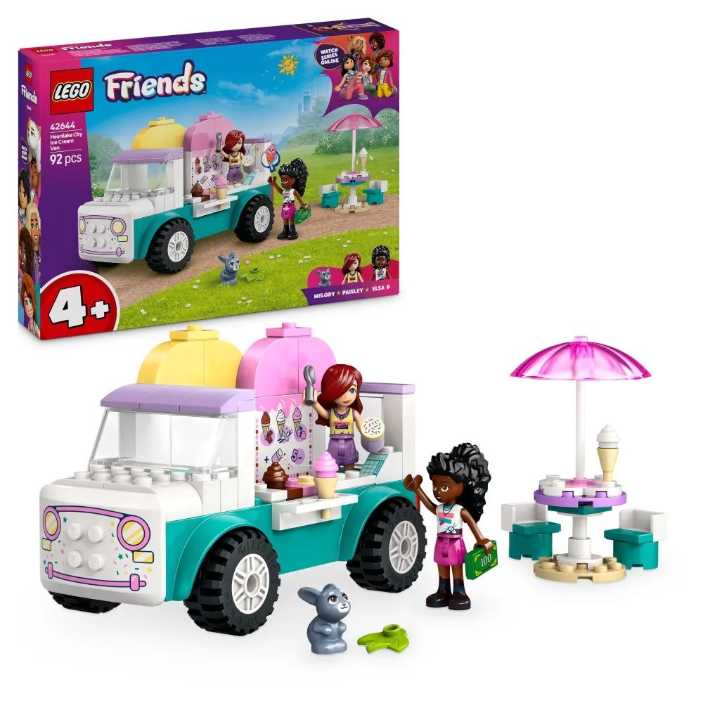 LEGO Friends - Фургон с мороженым в городе Хартлейк 42644