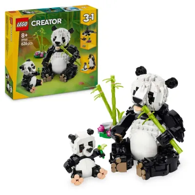 Конструктор LEGO Creator 31165 Дикие животные семья панд 3 в 1